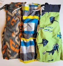 Gymboree sz 5 Swim Shorts Lot Trunks NWT Swimwear Boardshorts Navy