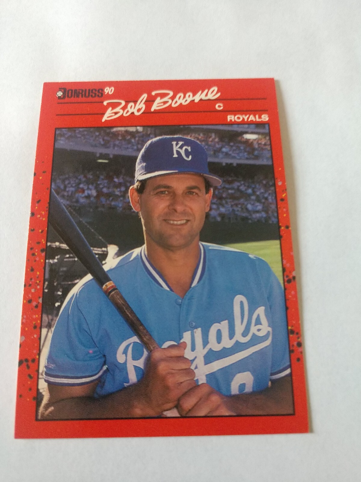 1990 Donruss #326 Bob Boone Kansas City Royals 
