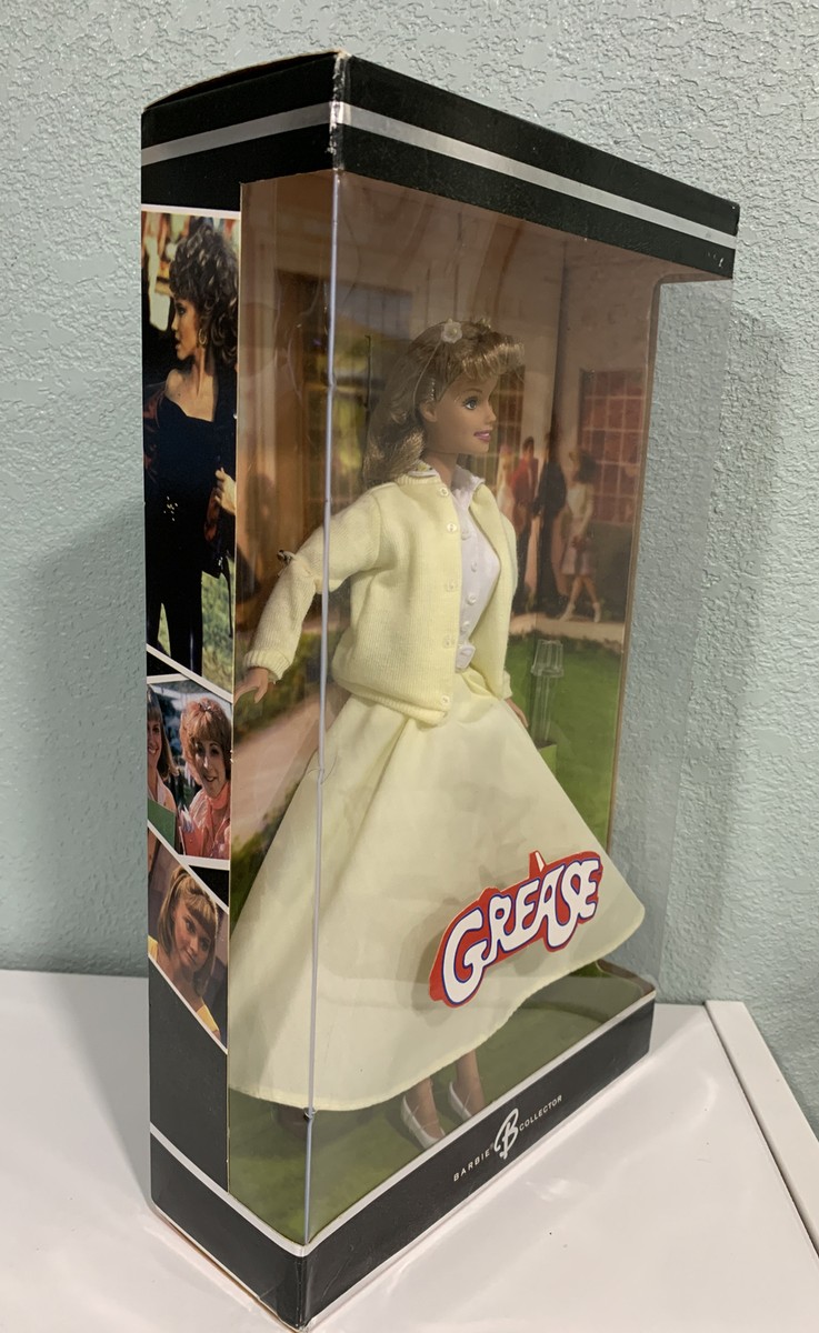Poupée Barbie Collector - Sandy De Grease, Robe Jaune - Mattel 2004 - Neuve
