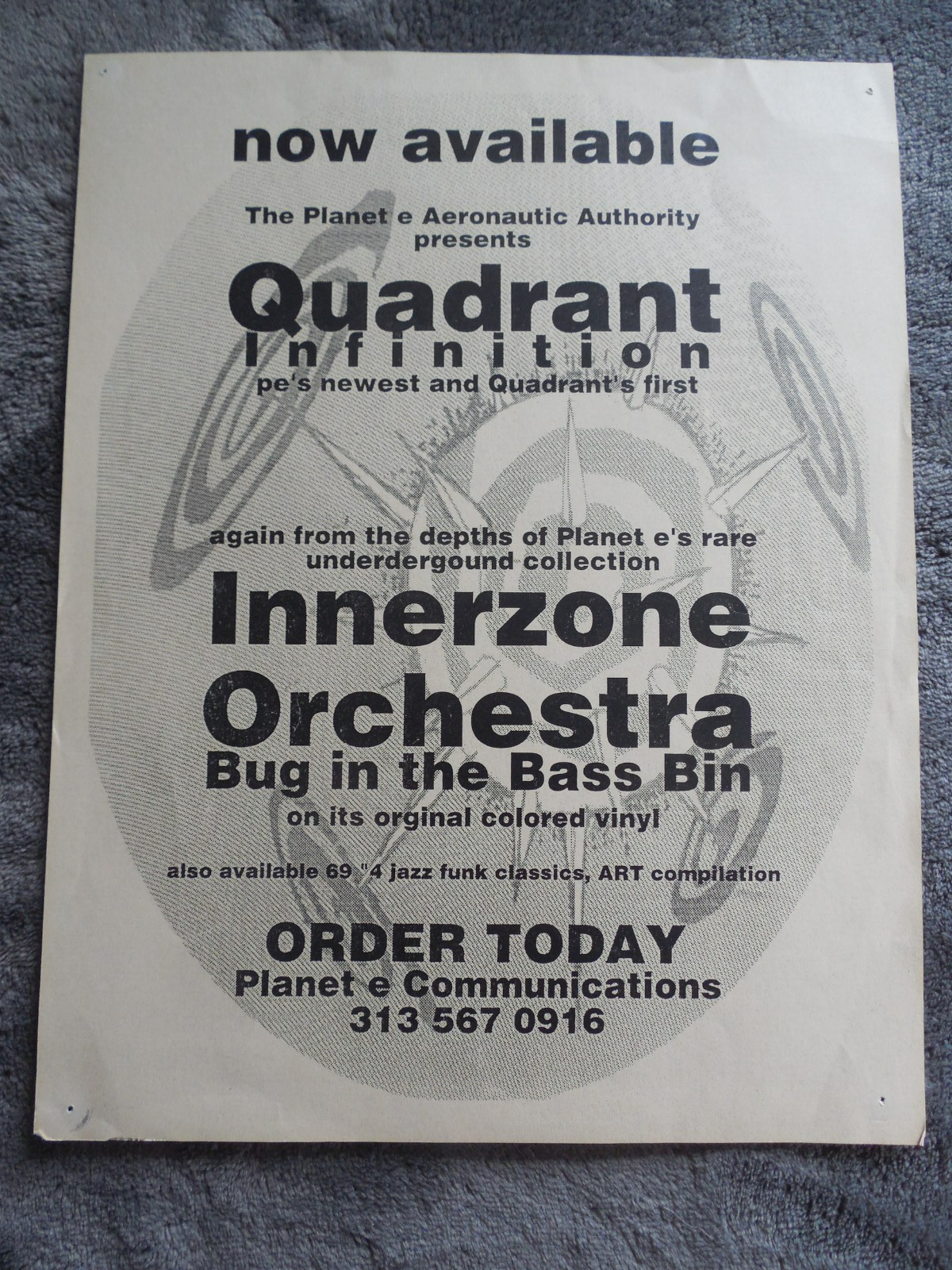 Innerzone Orchestra Quadrant Hype Poster