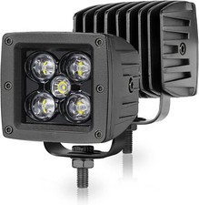 Pair 3" LED Cube Lights Spot LED Work Light Off Road Driving Lights USA