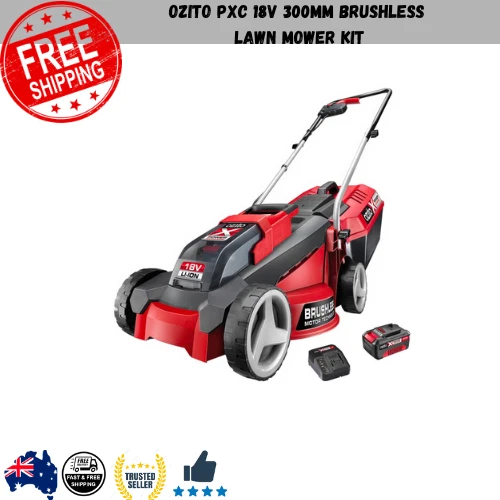 Ozito pxc 18v cylinder lawn mower outlet