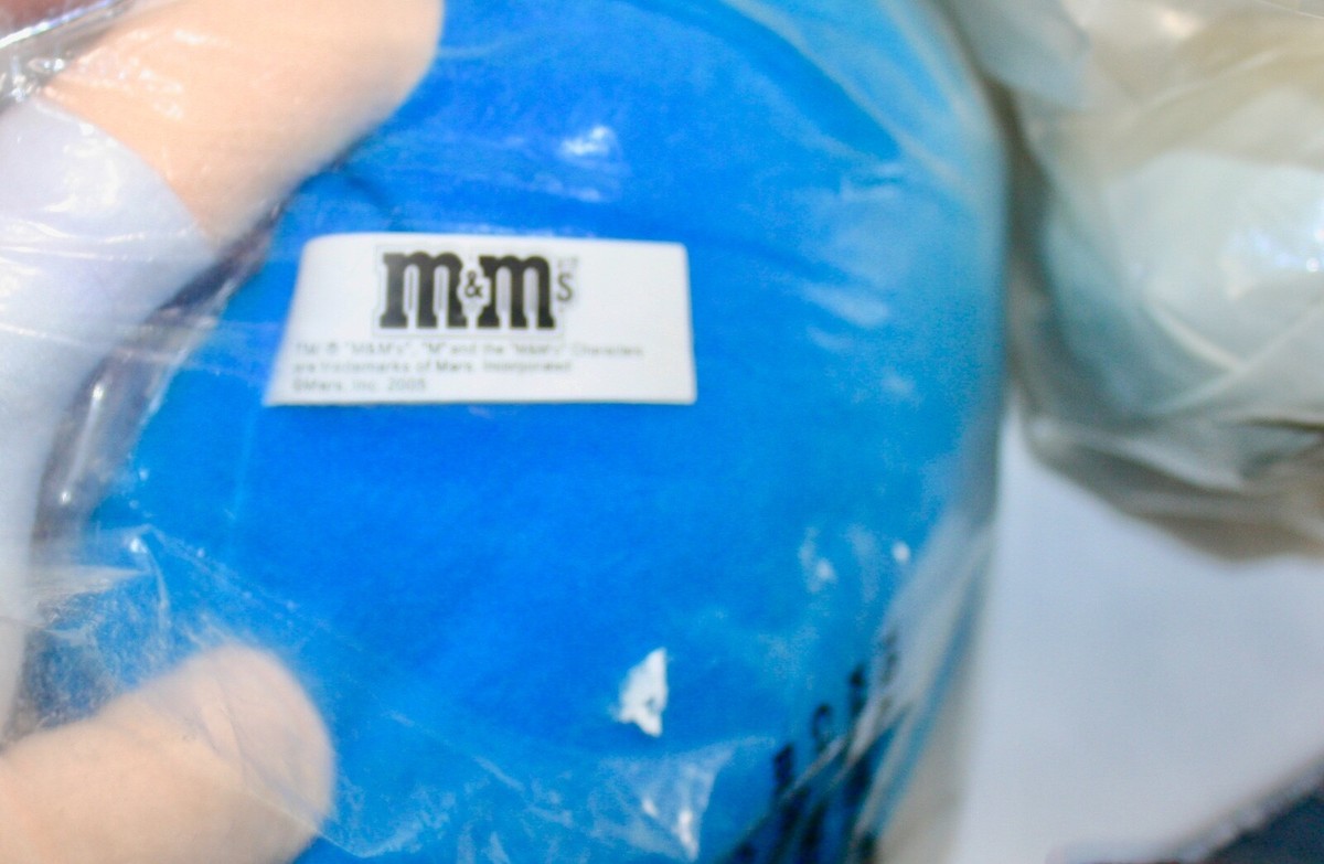 NEW! M&M's Plush Blue & Yellow Promo Characters 2005 & 2006