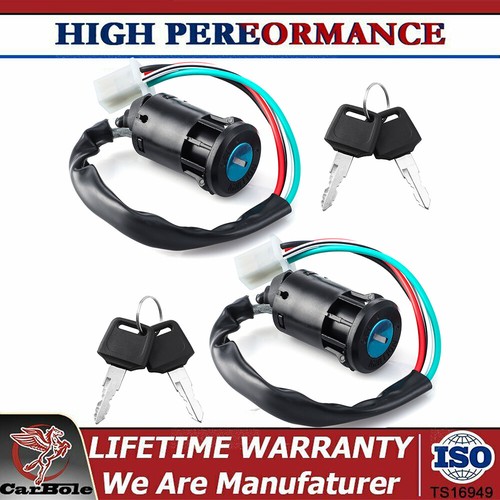 2x Ignition Key Switch For Chinese Quad ATV 50cc 70cc 90cc 110cc 125cc TaoTao US - 第 1/12 張圖片