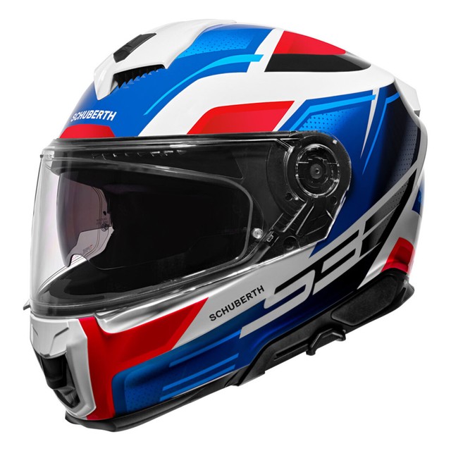 Casque Intégral SCHUBERTH S3 STORM Bleu Blanc Rouge