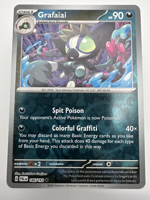 Pokemon TCG Card Paldea Evolved 146/193 Reverse Holo Grafaiai | eBay Pokemon TCG Card Paldea Evolved 146/193 Reverse Holo Grafaiai | eBay