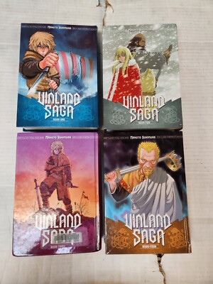 Vinland Saga Vol. 1-4 Makoto Yukimura Manga Kodansha Comics