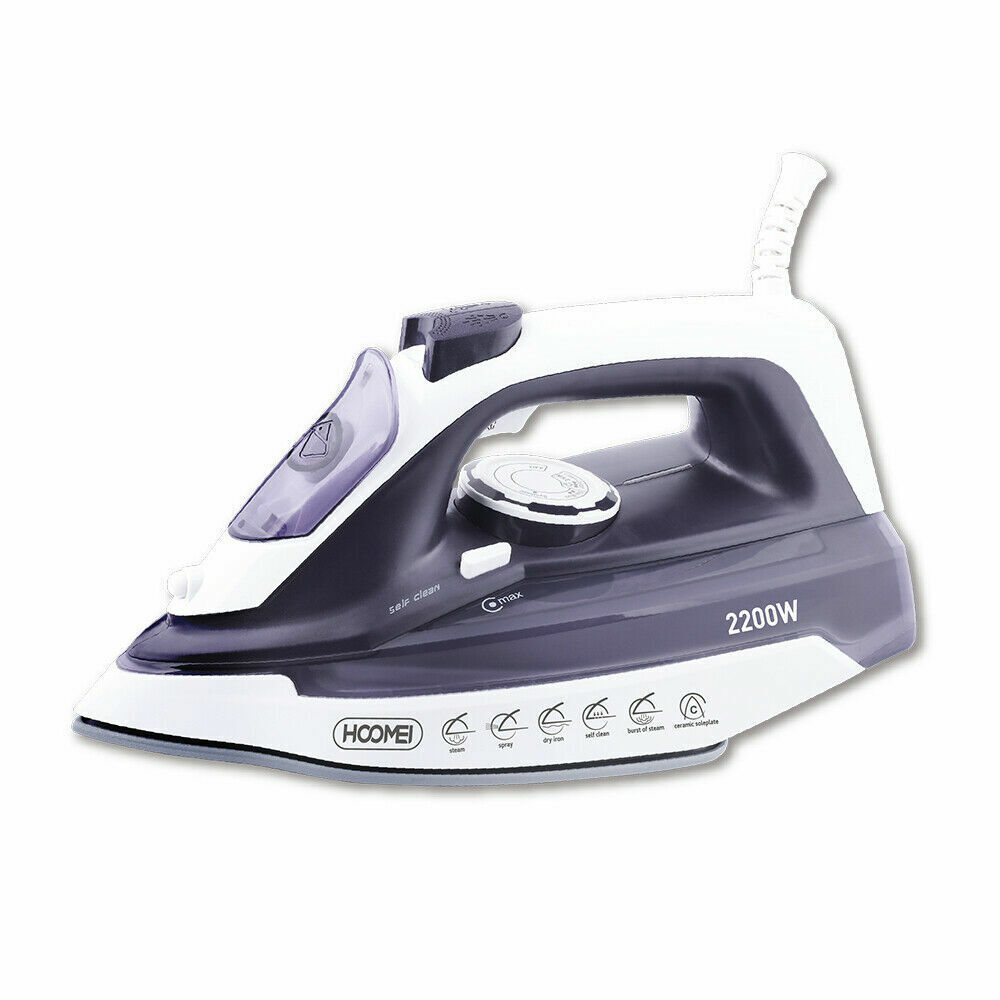 Ferro da Stiro con Getto Vapore Regolabile Potenza 2200W Serbatoio 280ML HM-3880