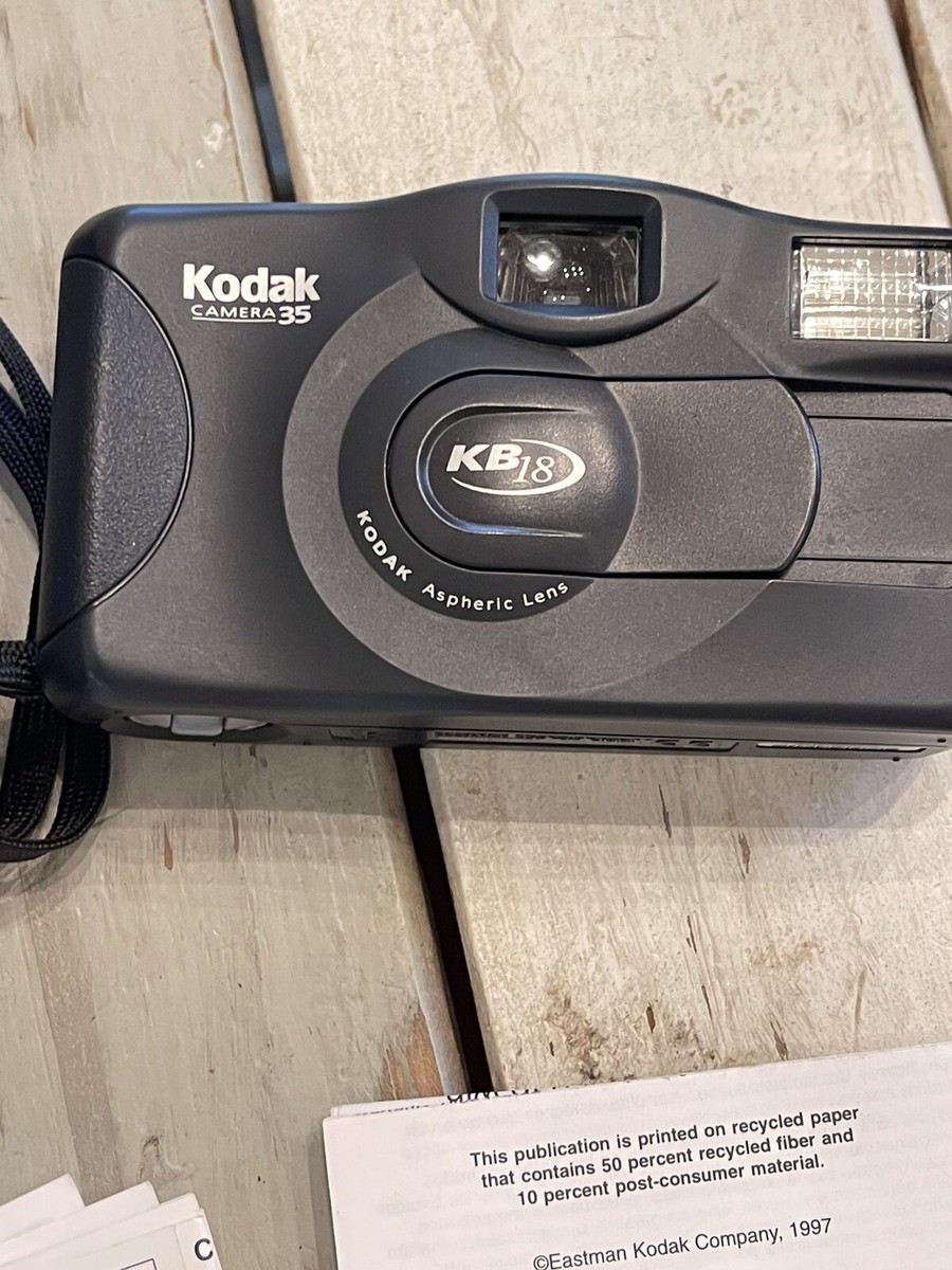 Kodak KB18 35mm Point & Shoot Film Compact Pocket Camera With Case