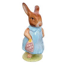 Vintage Beswick Beatrix Potter Figurine, Mrs Flopsy Bunny, Rabbit, BP 3B, EUC