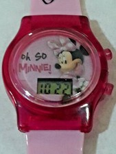 DISNEY OH SO MINNIE MOUSE WOMENS WATCH ACCUTIME MBT3679WM ~ WORKS ~ Ships FREE