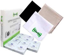 Microfiber Cloths and Premoistened Wipes for Electronics,Camera, Lenses, Glasses