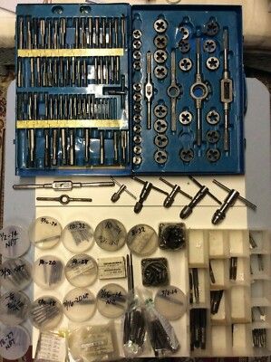Machinist Taps & Dies: SAE & Metric, 116 Sizes, 6-Tap Handles, U.S. (not China)