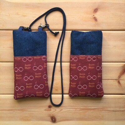 HANDYTASCHE HANDYKETTE handysocke STOFF HANDMADE Band FÜR XIAOMI Mi 11 Mi 10 Mi9