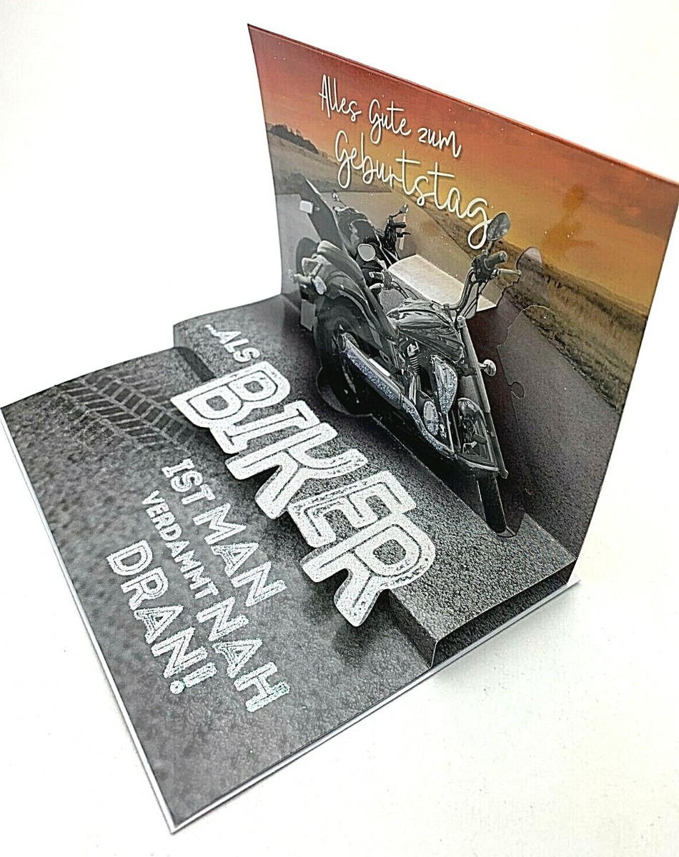 Noel Tatt Geburtstagskarte Für Männer – Motorradrennen-Design, Inkl. Umschlag, 170x125 Mm