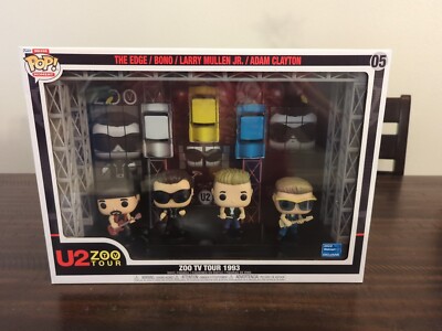 Funko Pop U2 Zoo TV Tour 1993 THE EDGE BONO LARRY MULLEN JR. ADAM