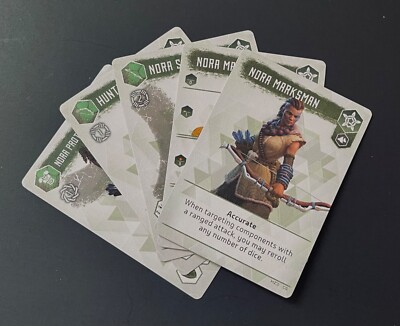 Horizon Zero Dawn Board Game | Nora Marksman Starting Player Cards | Full Set