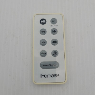 iHome 2 Go iH25 iH26 Travel Alarm Clock Remote Control OEM GENUINE