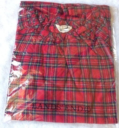 LANDS' END Big Girl Flannel BLOUSE Size: 8 (SMALL) New SHIP FREE - Picture 3 of 14