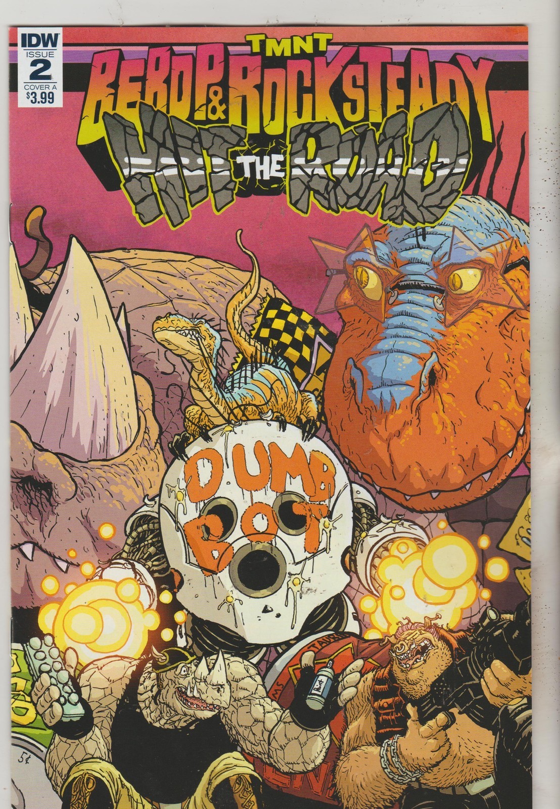 IDW COMICS TMNT BEBOP & ROCKSTEADY HIT THE ROAD #2 AUGUST 2018 VARIANT A NM