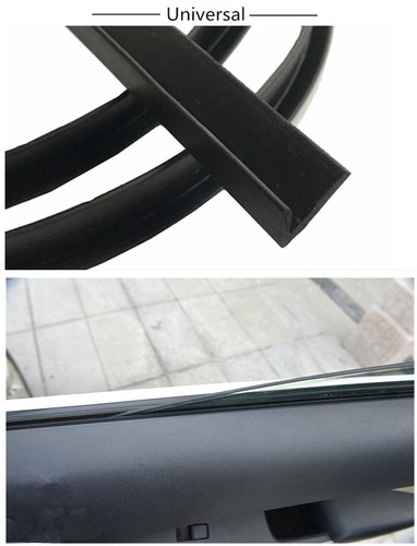 8M/26ft V-Seal Strip Car Door Window Glass Seal Weather Strip Fix Abnormal Sound - Picture 10 of 11