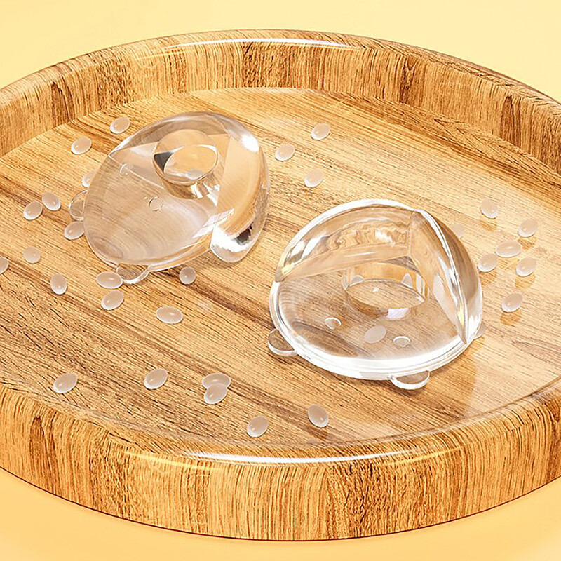 Kids AntiCollision Corner Household Table Corner Transparent Rubber