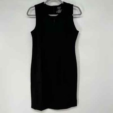NWT Peach Marin Shift Dress Women's Size XS Black Sleeveless Cocktail Stretch