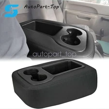 Upgrade Leather Armrest Console Jump Seat Cover For Chevy Silverado Tahoe 07-13