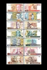 Brasilien - 2x  10 - 10.000 Cruzados - Ausgabe 1986 - 1988 - Reproduktion - 08