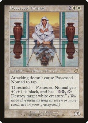 Possessed Nomad 1x FOIL MtG FOIL Torment SP/NM