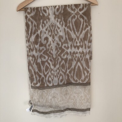 Old navy Women's Patterned Brown Scarf