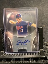 Ryan Eades 2013 Bowman Sterling Prospect Auto - Twins