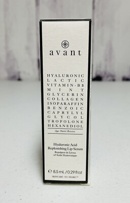 AVANT Hyaluronic Acid Replenishing Lip Serum .29oz/8.5ML Age Nurti- Revive