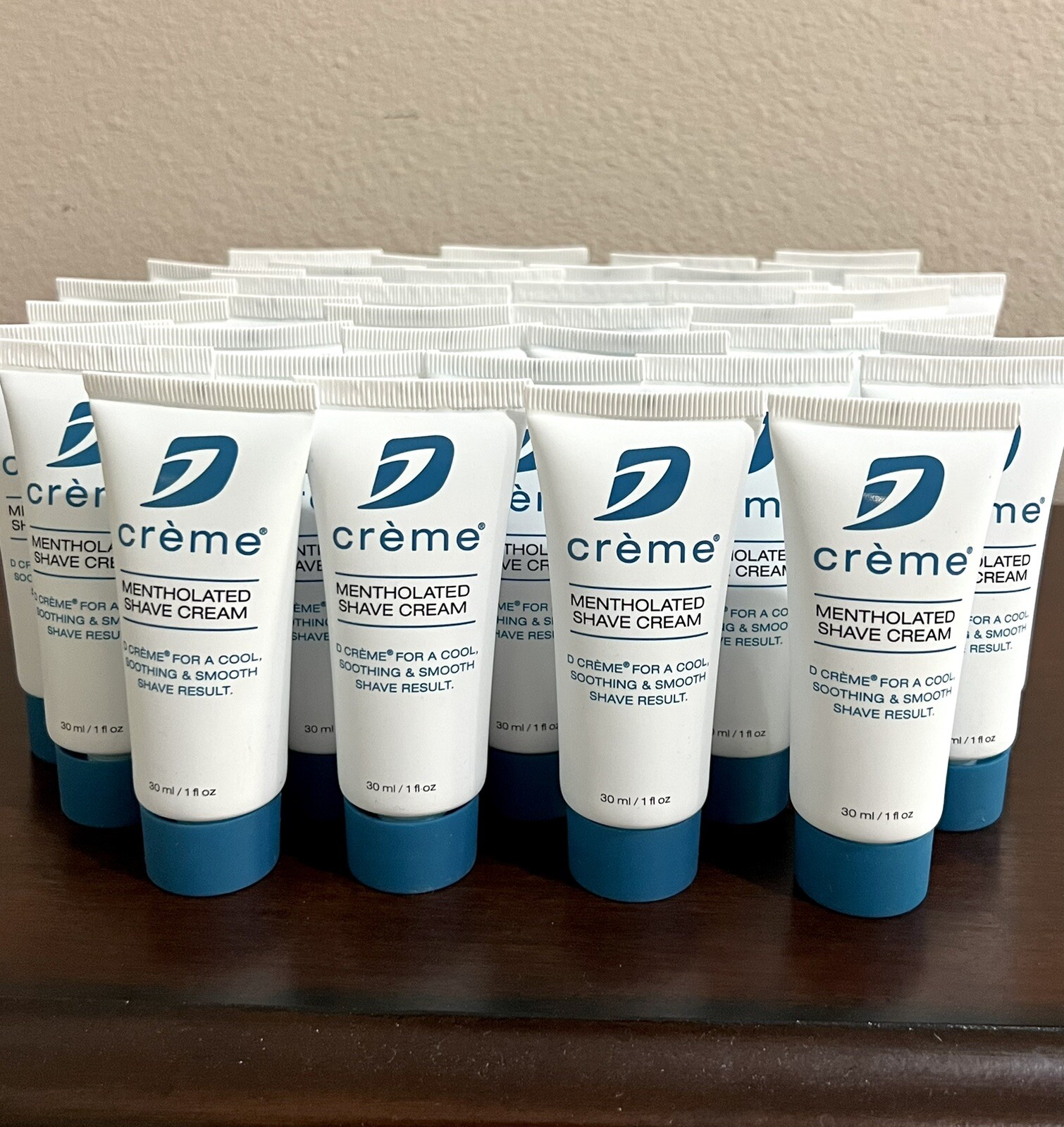 Lot 40x Dorco Creme Mentholated Shave Cream Cool Menthol Shave Cream Travel Size