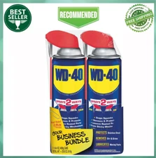 WD-40 Original Formula, Multi-Use Product with Smart Straw Sprays 2 Ways, 2-Pack