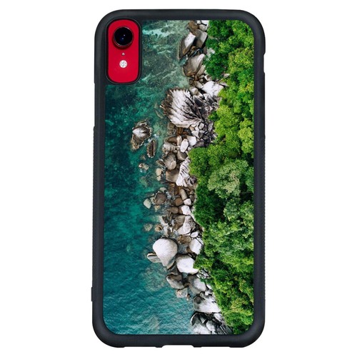 For iPhone X XS 11 12 13 14 15 Pro Max Aerial View Water Stones Nature - Picture 111 of 240
