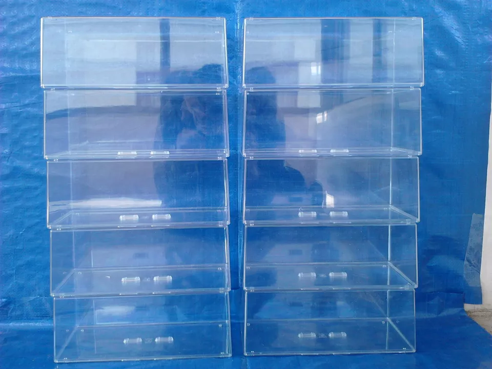 10X Trasparente Vetrina Acrilico Modellino F1 & Rally Auto Impilabile 1/18 1/24 - Immagine 3 di 4