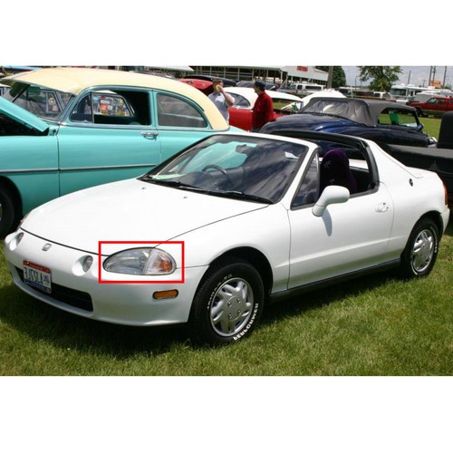 DEL SOL CRX 93-97 Roadser Guide LED Angle-Eye V2 Headlight Black for HONDA LHD - Picture 6 of 6