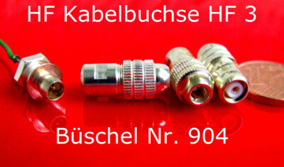HF-Steckverbindungen und Adapter der Serien C, N, BNC, HN, TNC, SHF, Büschel