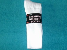 Diabetic Socks 2 Pair of Premium Knit USA Size X Large 13-15 Ultimate Stretchy