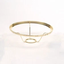 Aladdin Brass Plated 10" Under Burner Shade Ring for Glass Shades