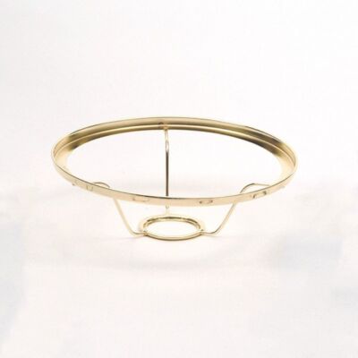 Aladdin Brass Plated 10'' Under Burner Shade Ring for Glass Shades