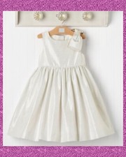 NWT Girls 5 Janie  Jack FANCY BALLET Silver Metallic Shimmery Tulle DRESS RARE 