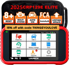 Launch Crp129e Crp129x Obd2 Scanner Car Diagnostic Tool Engine Abs Srs Ebp Sas