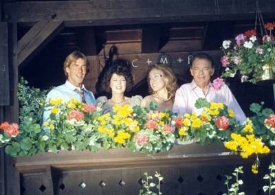 Klausjurgen Wussow, Gaby Dohm, Anja Kruse, Sascha Hehn, ZDF - 1985 Old Photo