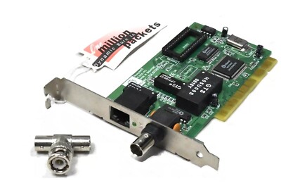 Compex RL2000-PCI Ready Link RJ45 BNC Lan Ethernet Controller Network Card