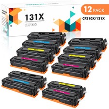 12x Compatible With HP 131A CF210A Toner LaserJet Pro 200 Color M251n MFP M276nw