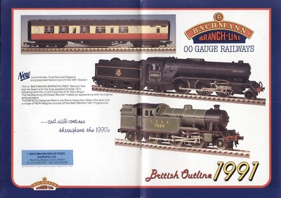 BACHMANN Branch Line 00 Gauge Railways British Outline 1991 E bb catalogue