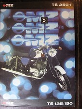 BROCHURE PROSPECTUS CATALOGUE  MOTO 1978  MZ TS 250/1 TS 125 / 150