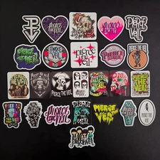 Pierce The Veil PTV Vinyl Stickers Band Logo Emo Pop Punk Rock Music San Diego